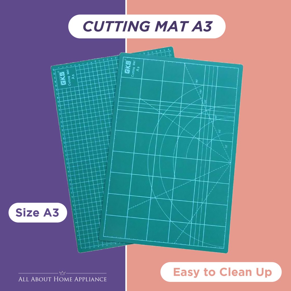 

Cutting Mat A3 GKS / Alas Potong Kertas A3 Ukuran 45 x 30cm