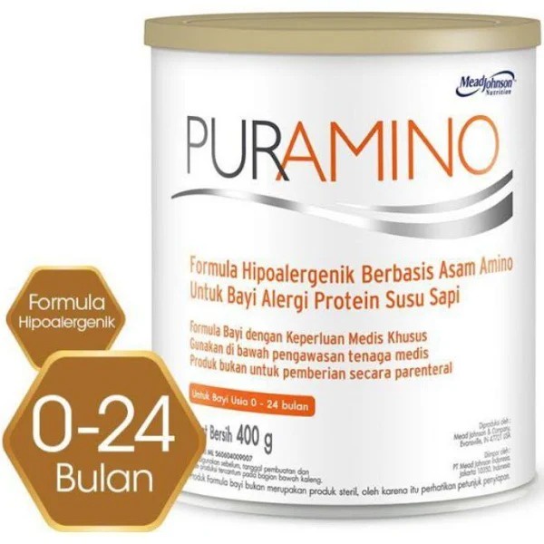 Puramino 400 susu formula hipoalergenik bayi 0-24 bulan enfamil hypoallergic