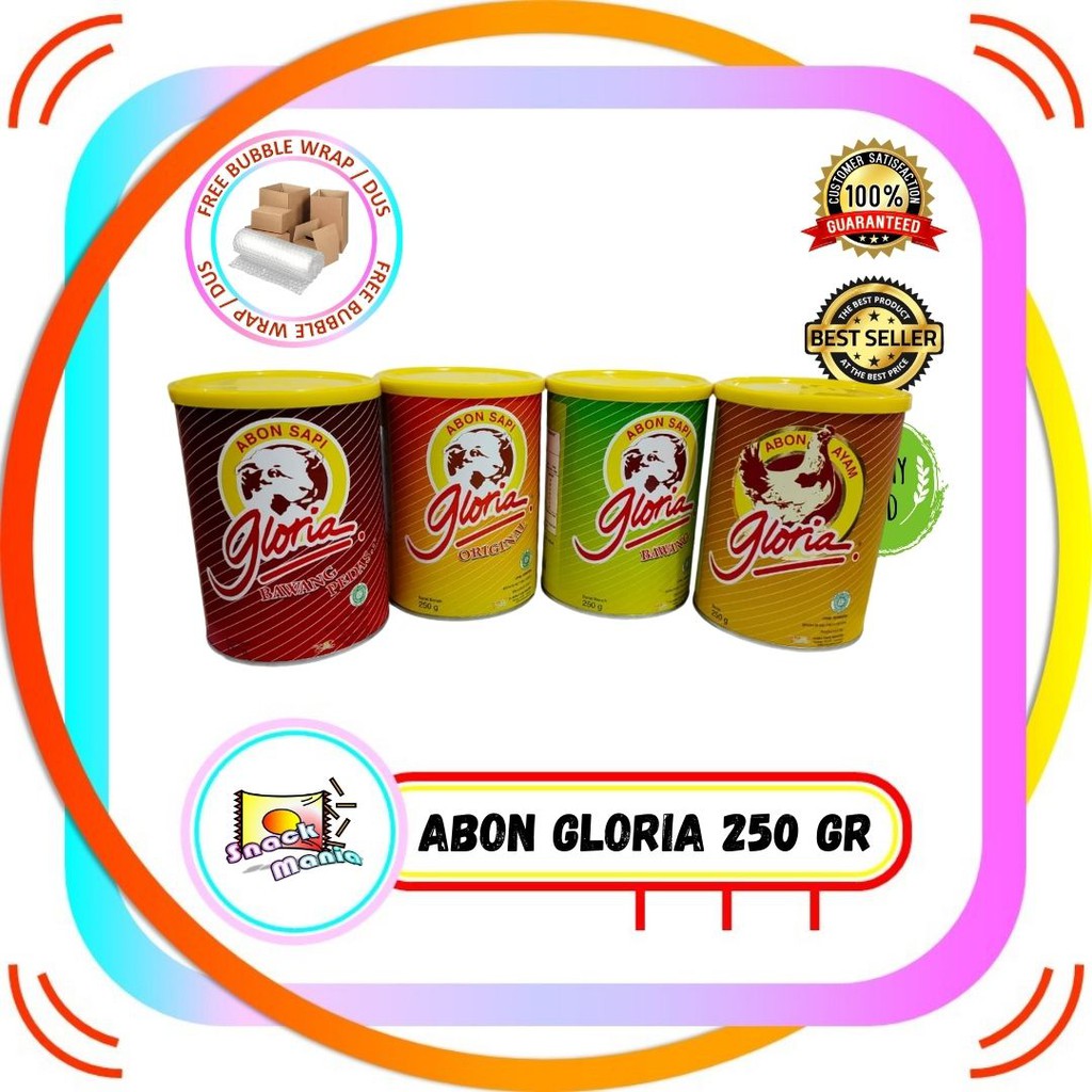 

Abon Gloria Abon Sapi Ayam Kaleng ~ 250 gr Chicken Beef Floss Kaleng Tin