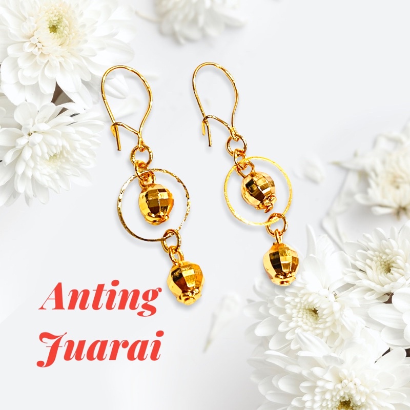 Anting wanita //anting jurai // anting lapis emas//perhiasan wanita// anting-2