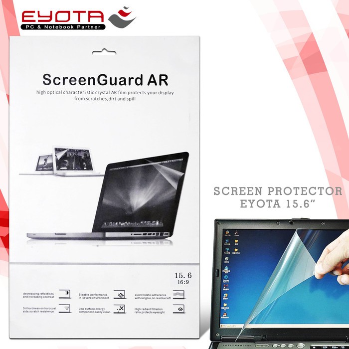 SCREEN PROTECTOR LAPTOP 15.6&quot; / ANTI GORES NOTEBOOK 15.6 INCH eyota/mejec