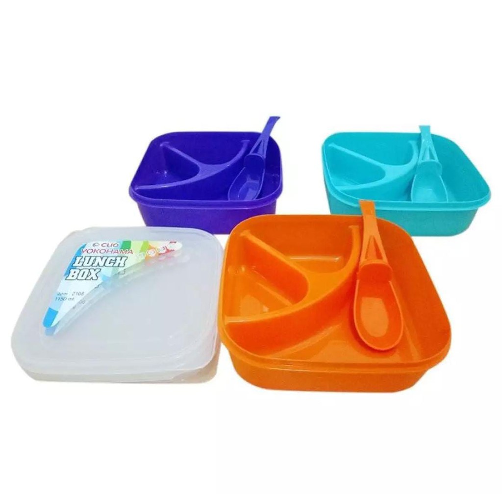 Lunch Box - Tempat Makan - Kotak Makan - Souvenir Ultah Clio Yokohama / Bento / Wadah Bekal Anak
