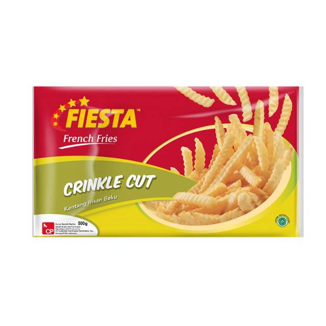 

Fiesta crincle cut kentang goreng 500 gram