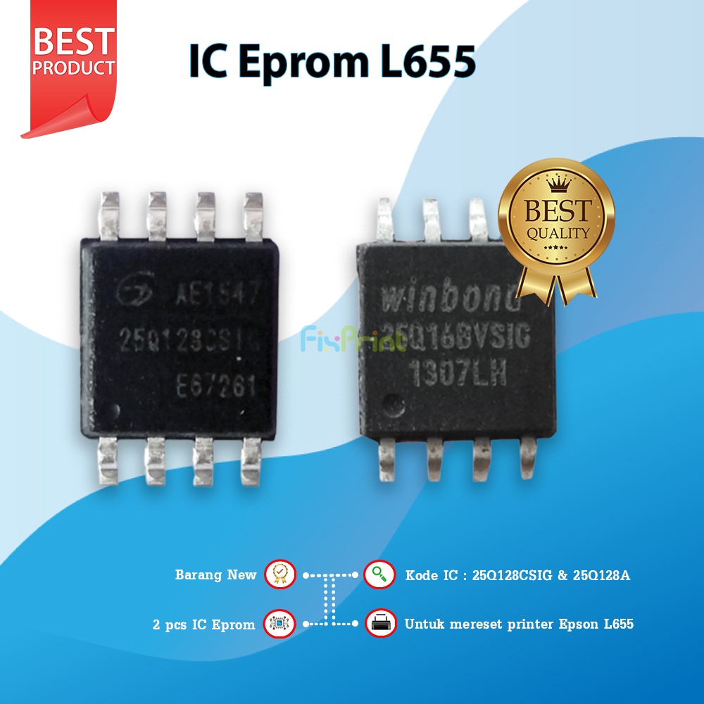 IC Eprom Epson L655 Eeprom Reset Counter Mainboard Printer L655 IC Resetter Board L655