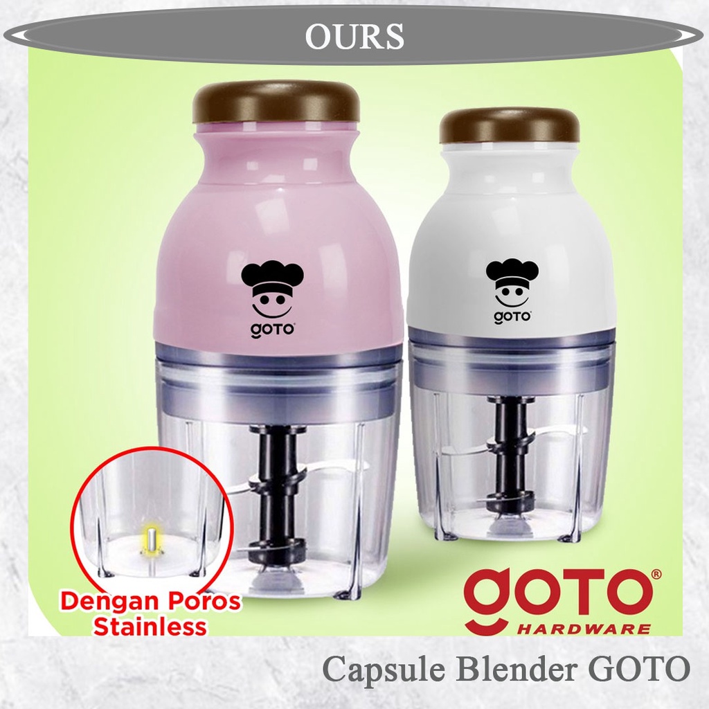 Goto Capsule Blender Cutter Quatre Kapsul Penggiling Daging