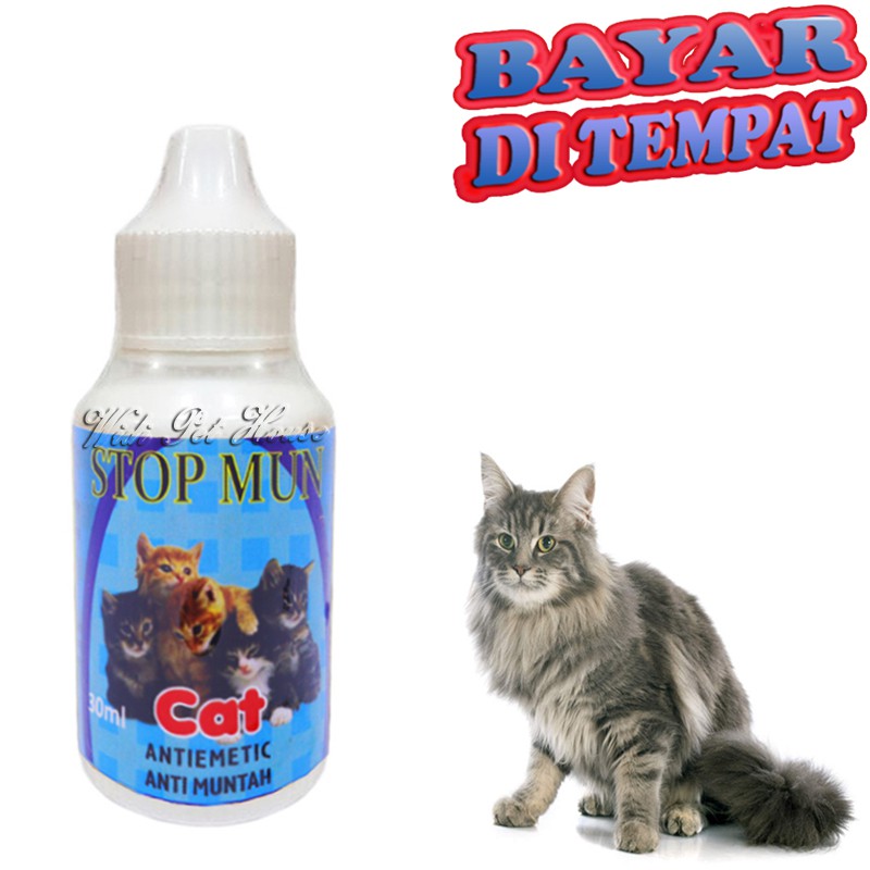 Obat Muntah Kucing STOP MUN Sakit Mual Mabuk Lemas