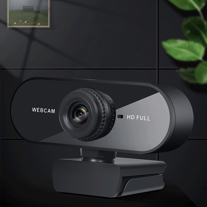 Bonkyo Webcam PC Hd 1080p 85° Wide Angle 2mp 1920x1080p Dengan Mikrofon Untuk Komputer Pc/Laptop