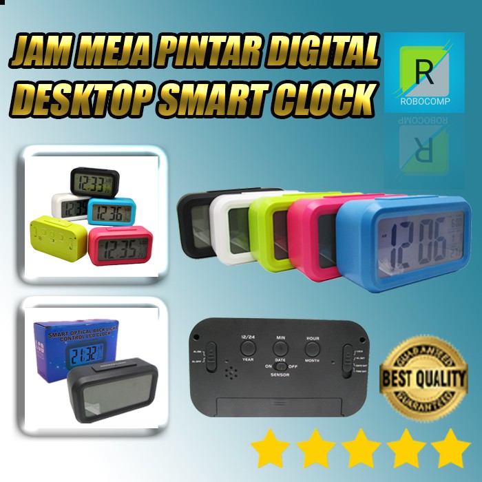 Jam LCD Digital Clock with Alarm JP9901