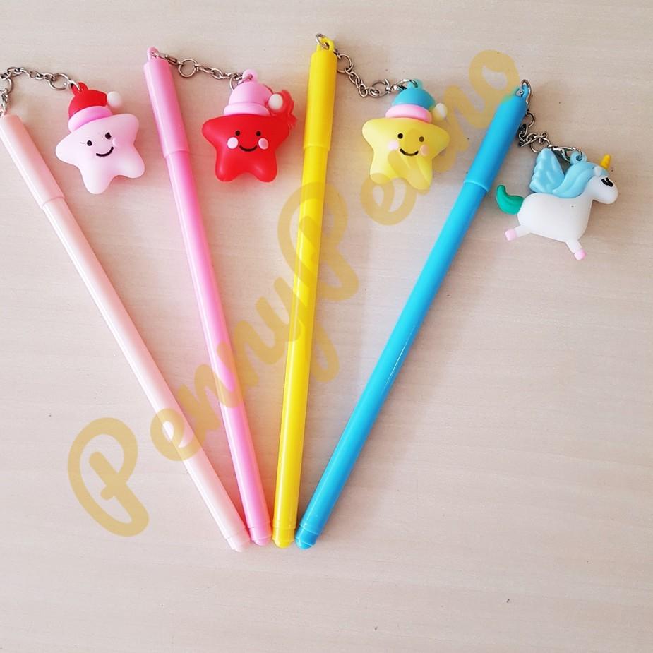 

〈PAST〉 Pulpen Gel dengan Gantungan Bintang