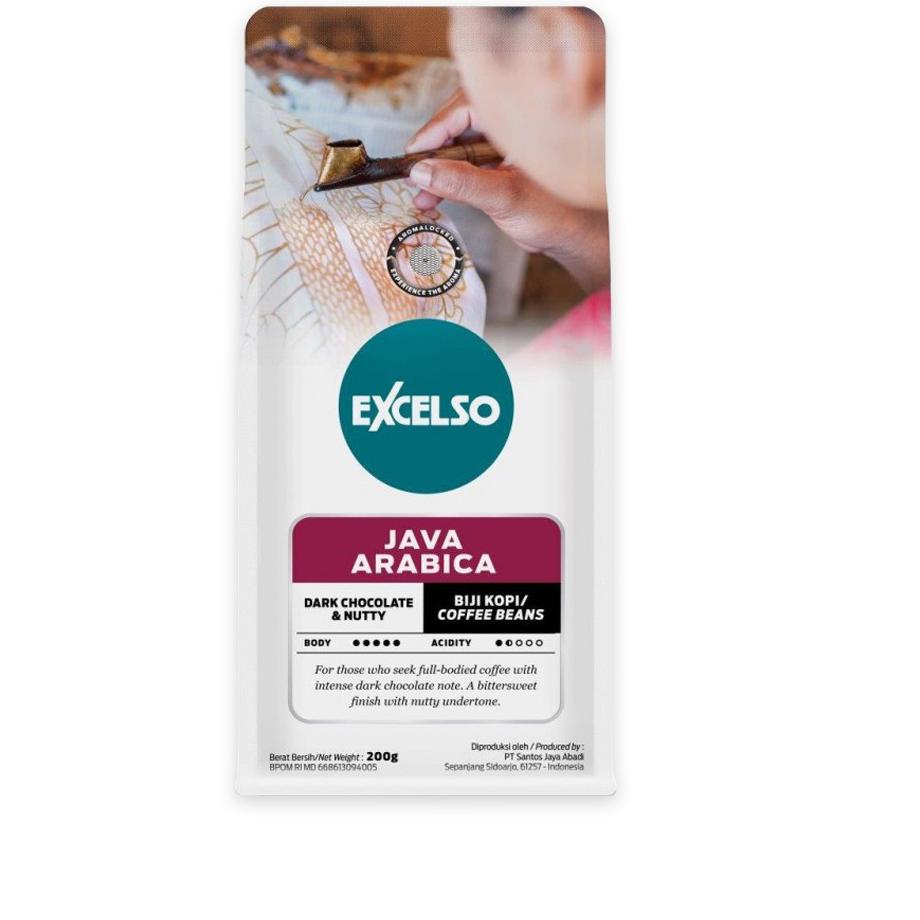 

⚡️SHOPEE MALL⚡️ Excelso Kopi Java Arabica Biji 200G murah