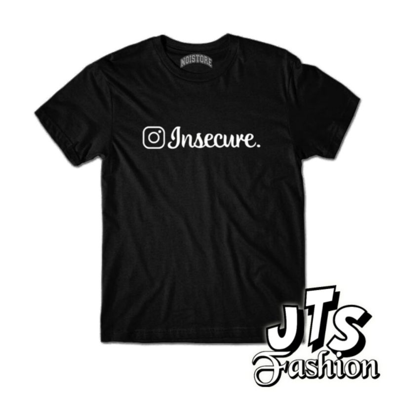 Kaos INSECURE Baju Distro Plesetan Logo Keren