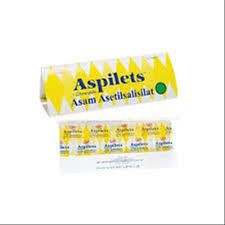 Aspilet Chewable 1 Strip Isi 10 Tablet Obat Pereda Nyeri / Obat Sakit Kepala