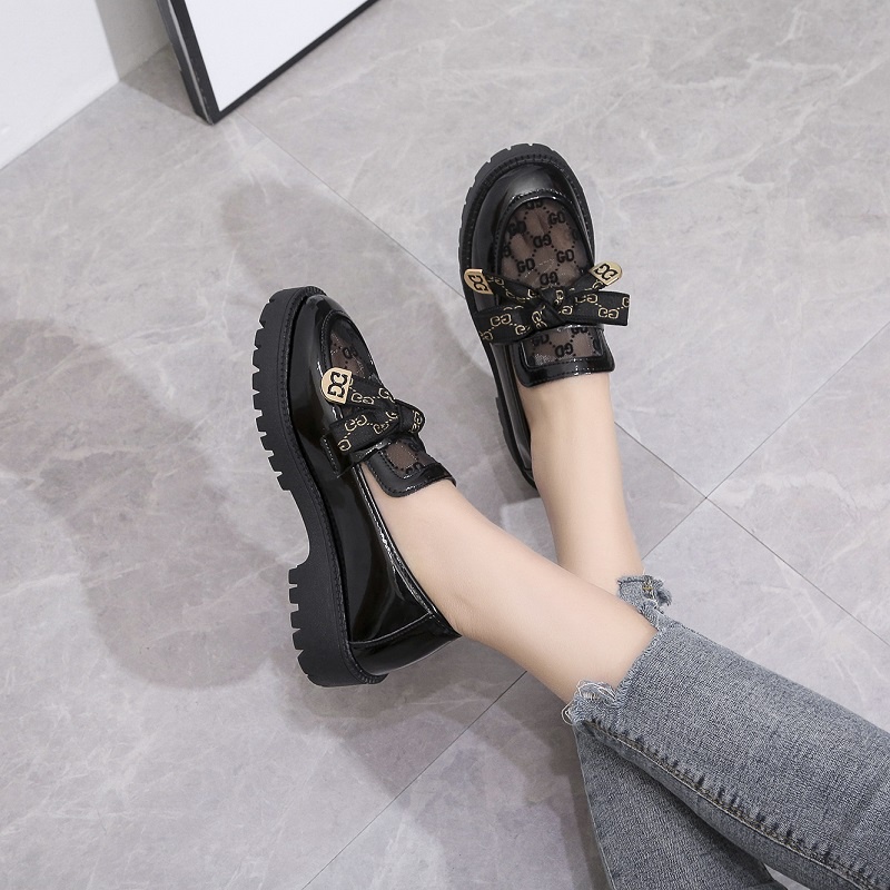 AGI0972 Sepatu Docmart Wanita Fashion Import Gaya Kekinian Korean Style Loafer Ready Jakarta Bisa COD (With Box)