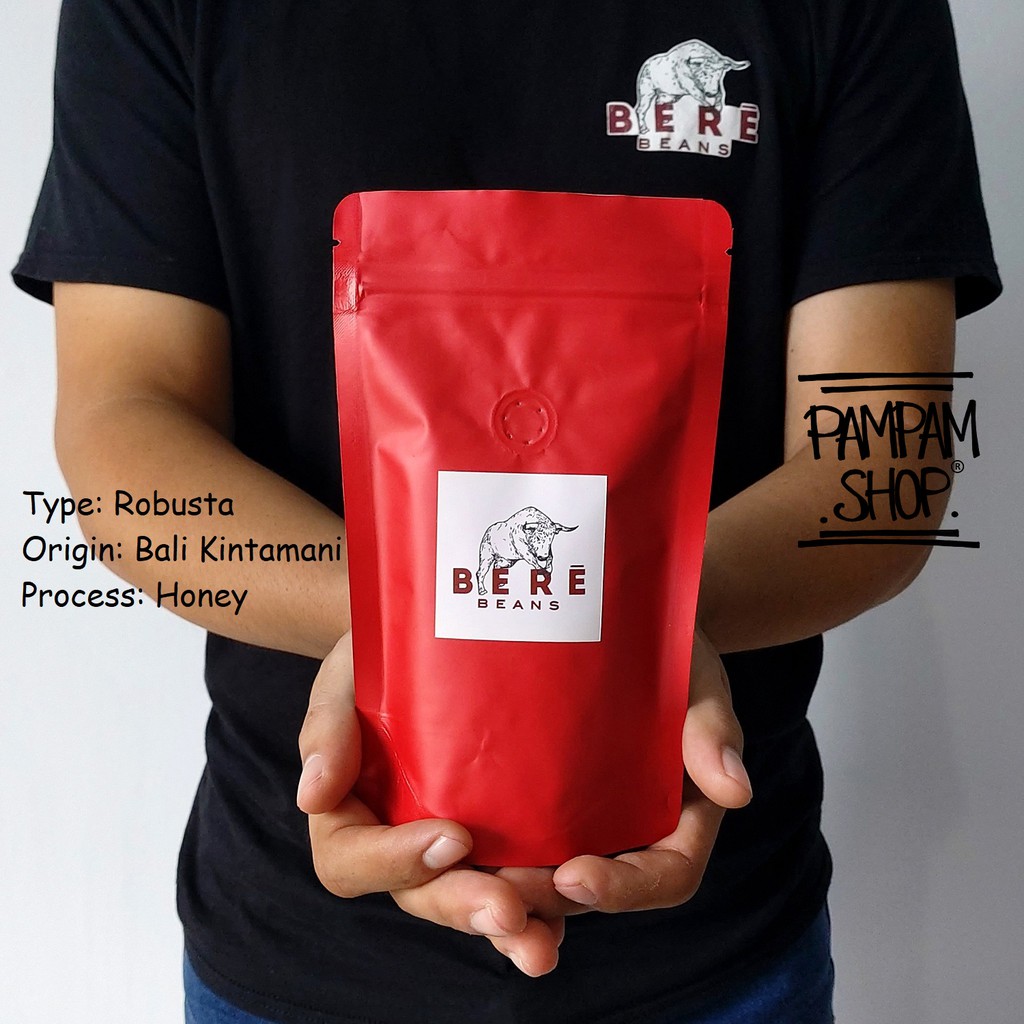 Kopi Robusta Bali Kintamani Indonesia 100 GRAM Biji Bubuk Coffee Beans Giling Coffe Cofe Bean Tubruk