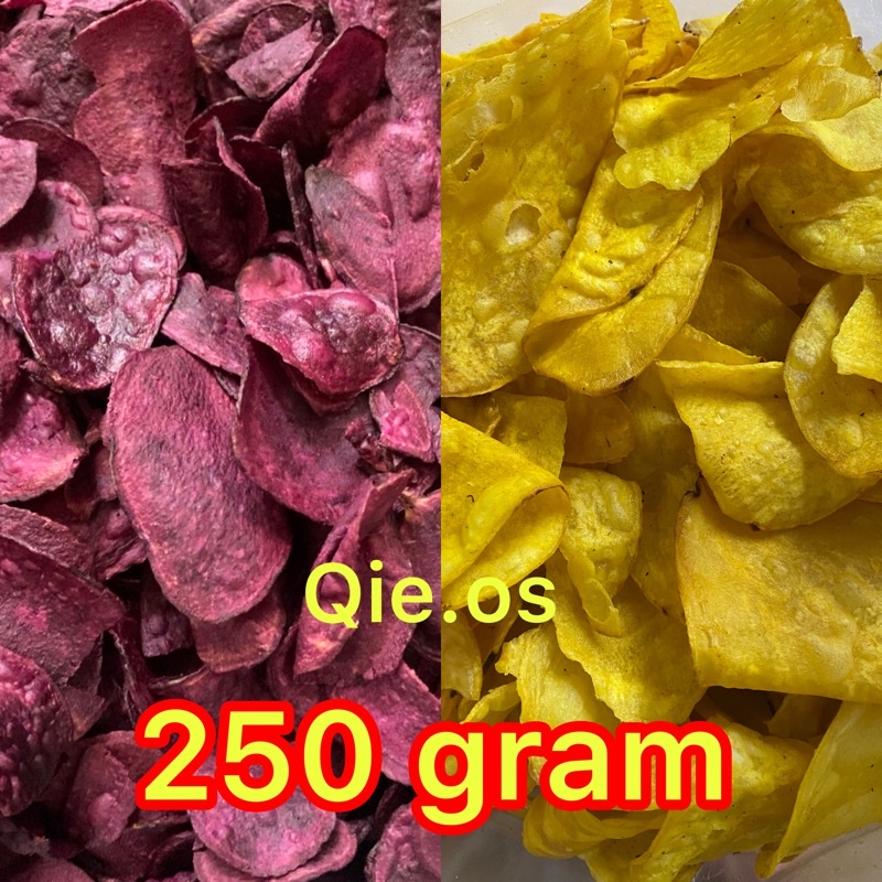 

keripik ubi ungu ubi madu ketela telo 250 gram