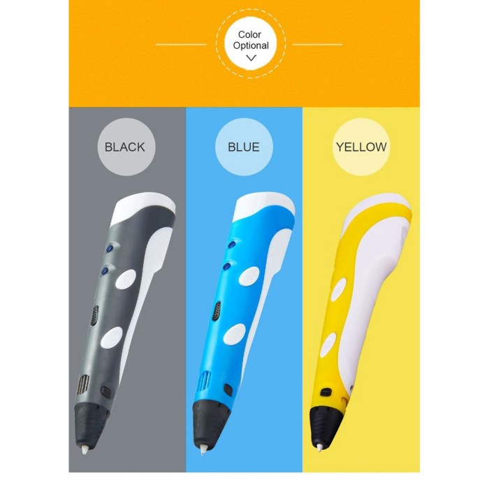 

Pendrawing- New Creative 3D Printing Pens Intelligence Drawing 3D Pen With Abs -Drawing-Pen.