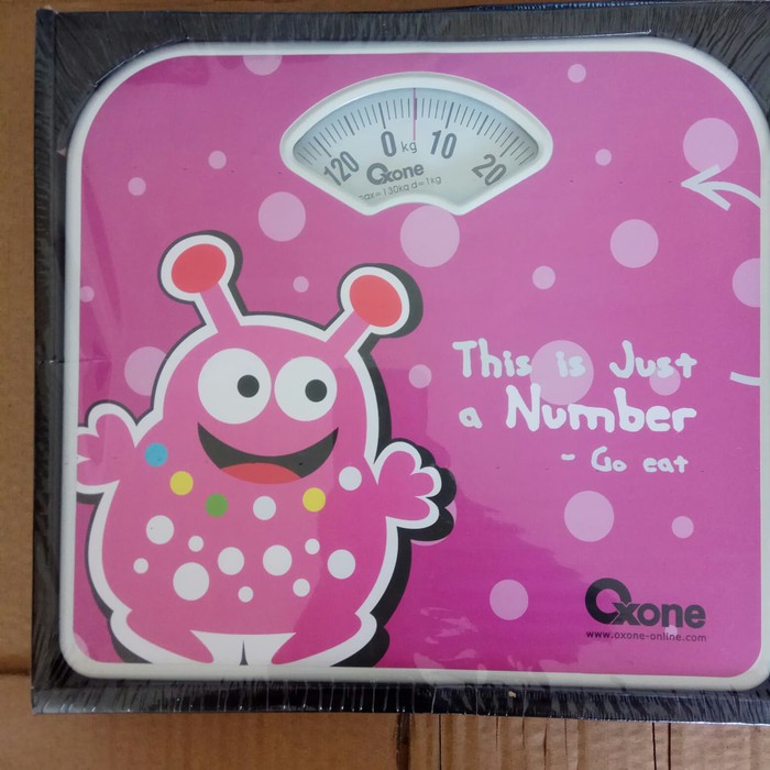 Oxone OX-917 Timbangan Badan Manual Pengukur Berat Timbang Lucu Motif Alat Ukur OX 917 Scale Bagus
