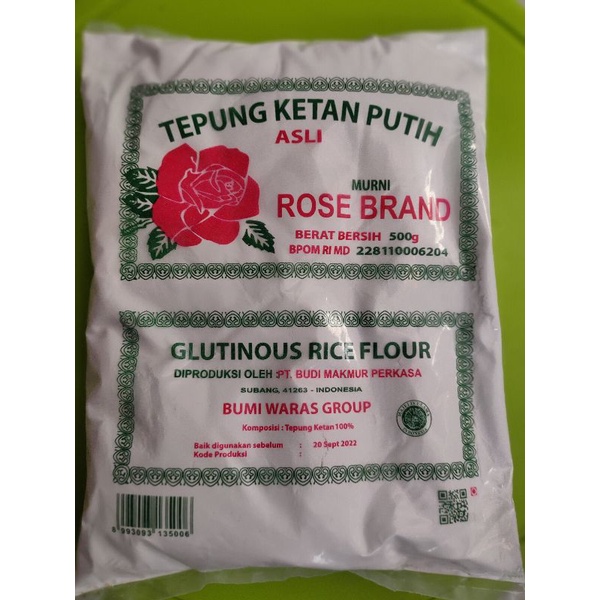 

Tepung ketan Rose brand