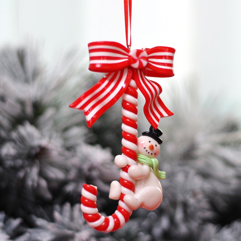 Christmas Tree Santa Claus pendant/Snowman Candy Cane Ornament for Kids home Decor