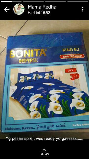 Sprei Lady Rose 180 Flamingo