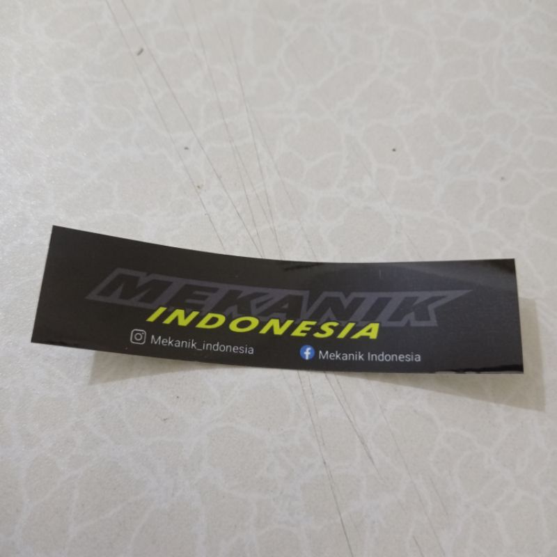 Stiker Mekanik Indonesia
