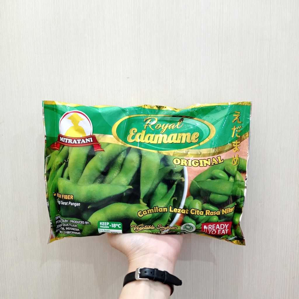 Jual MitraTani Royal Edamame Frozen Original EQ 500g Shopee Indonesia