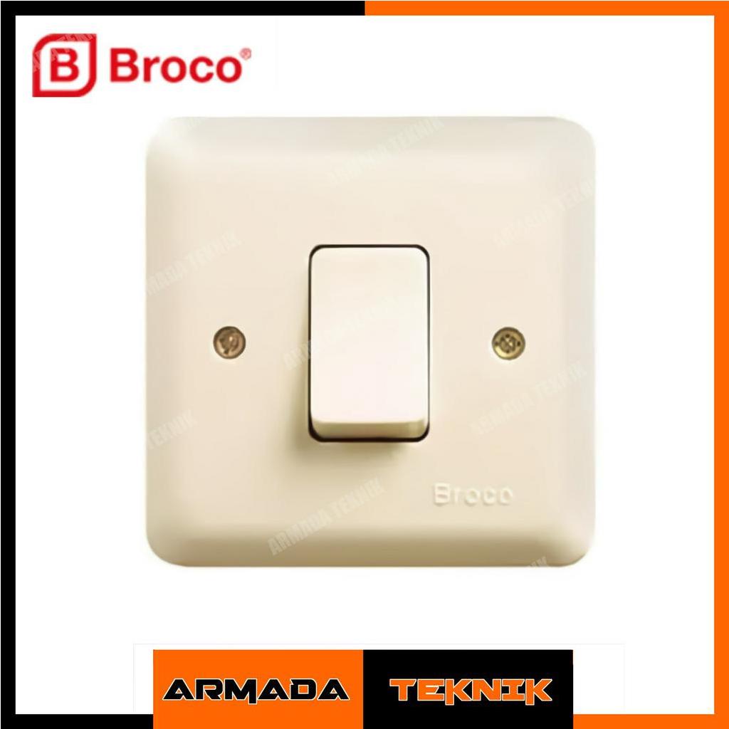 Broco Saklar Single Engkel Cetekan Lampu Tanam