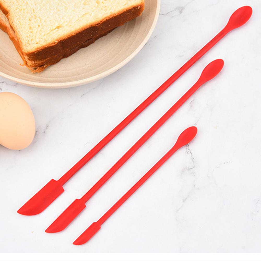 Suyo 3pcs / Set Spatula + Brush Flexible Untuk Peralatan Kosmetik / Makeup