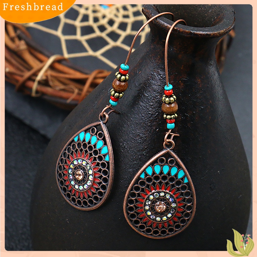 Terlaris Earring Retro Bohemian Vintage Ear Ring Dangle Eardrop for Dressing Room