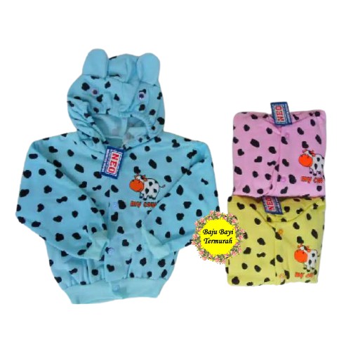 Jaket Bayi Karakter Lucu Pakaian Anak Laki-Laki Perempuan