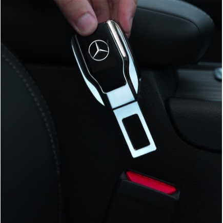 Buckle extension Sabuk Pengaman Mobil Bahan metal Untuk Mercedes-Benz C-class E-class