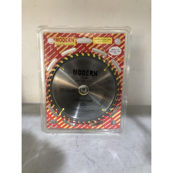 mata gergaji kayu 7 inch / mata gergaji kayu 7x40t modern / mata circular saw kayu tct 7 inch modern / mata circular saw / pisau circular saw