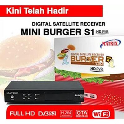 Receiver Matrix Parabola Mini Burger S1 HD (Sama Seperti Burger S1 HD)