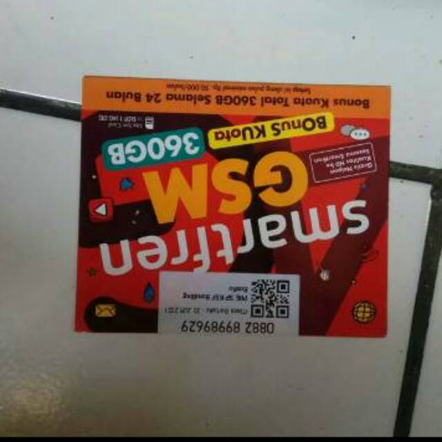 Kartu perdana Smartfren bosku 360GB