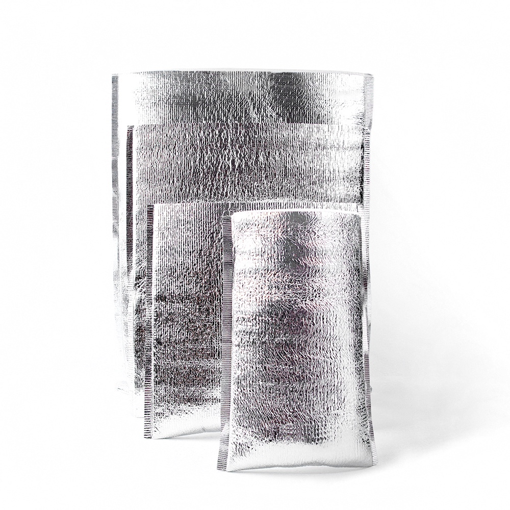 Tas Penyimpanan Makanan Sekali Pakai Bahan Aluminum Foil Dengan Segel Vakum Panas