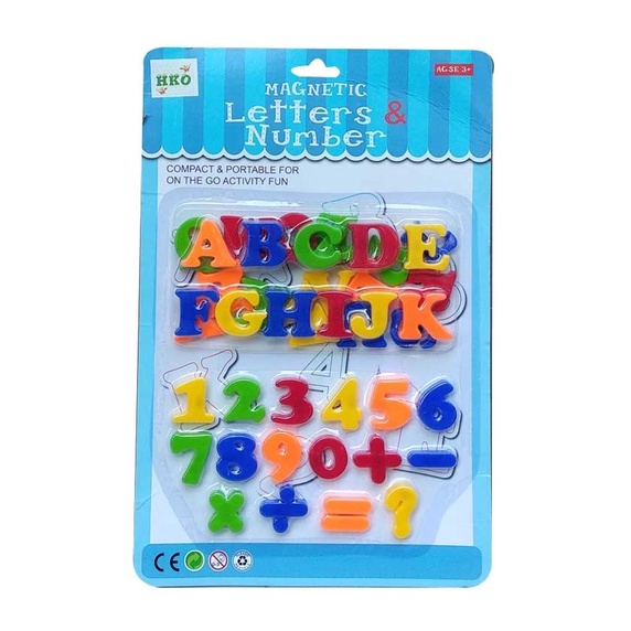 Magnet Huruf Besar / kecil / angka