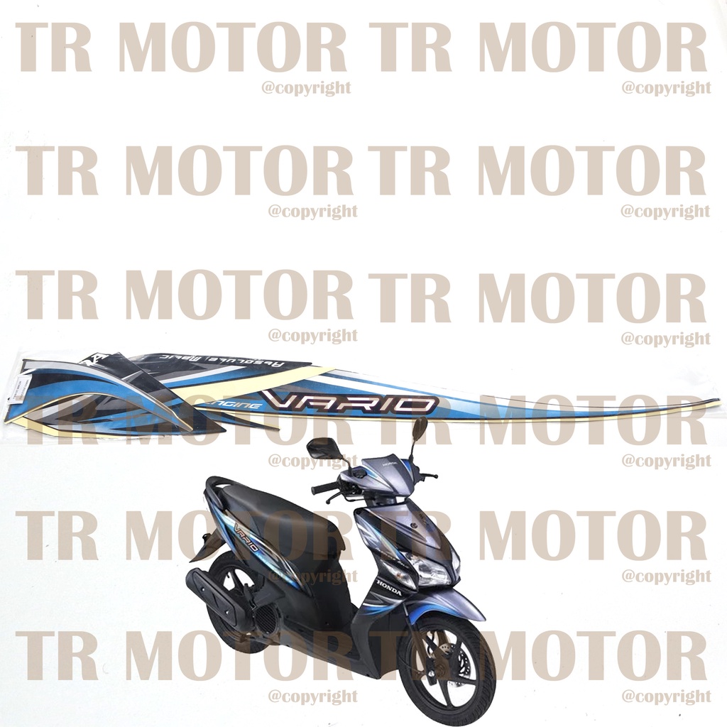 Stiker Motor Vario 110 2011 2012 Sticker Striping Full Set Motor