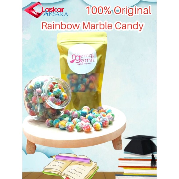 

Rainbow Marble Candy | Permen Pelangi | Permen Gula Pelangi