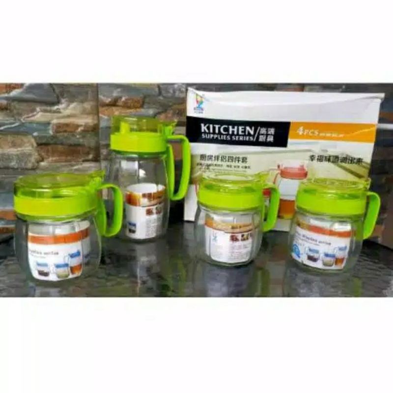 View Detail Kitchen Supplies set 4pcs/Tempat Bumbu Dapur | Shopee ... Design Interior