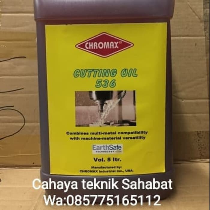 Cutting oil/oli bromus/cutting fluid atau cairan bubut