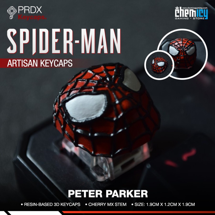 PRDX Artisan Spider-Man Peter Parker Keycaps