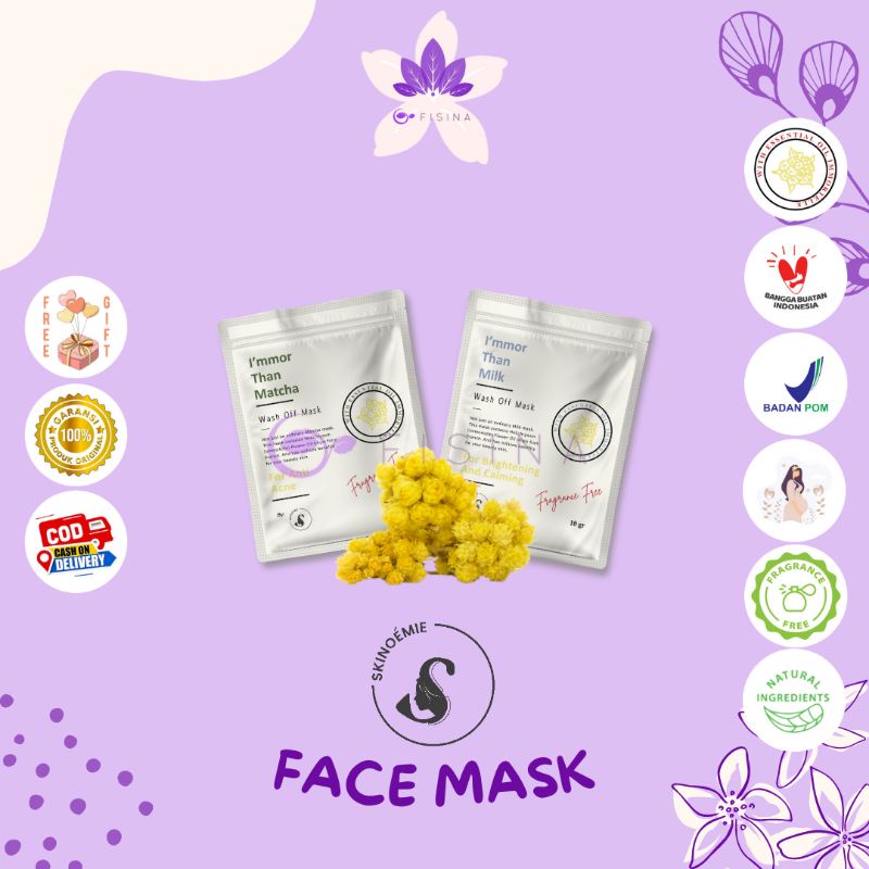 [Free Gift] MASKER BPOM SKINOEMIE with IMMORTELLE OIL | ofisina.id