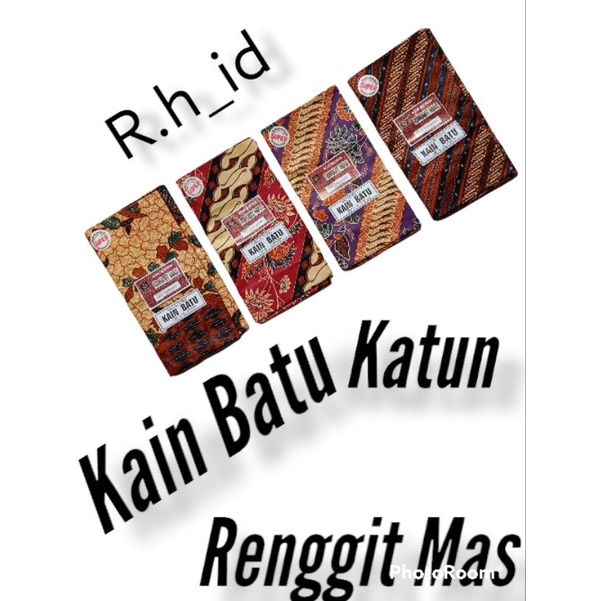 Kain Batu Panjang Kebat Jarik Tapih RenggitMas Kain Batu Katun Lemas