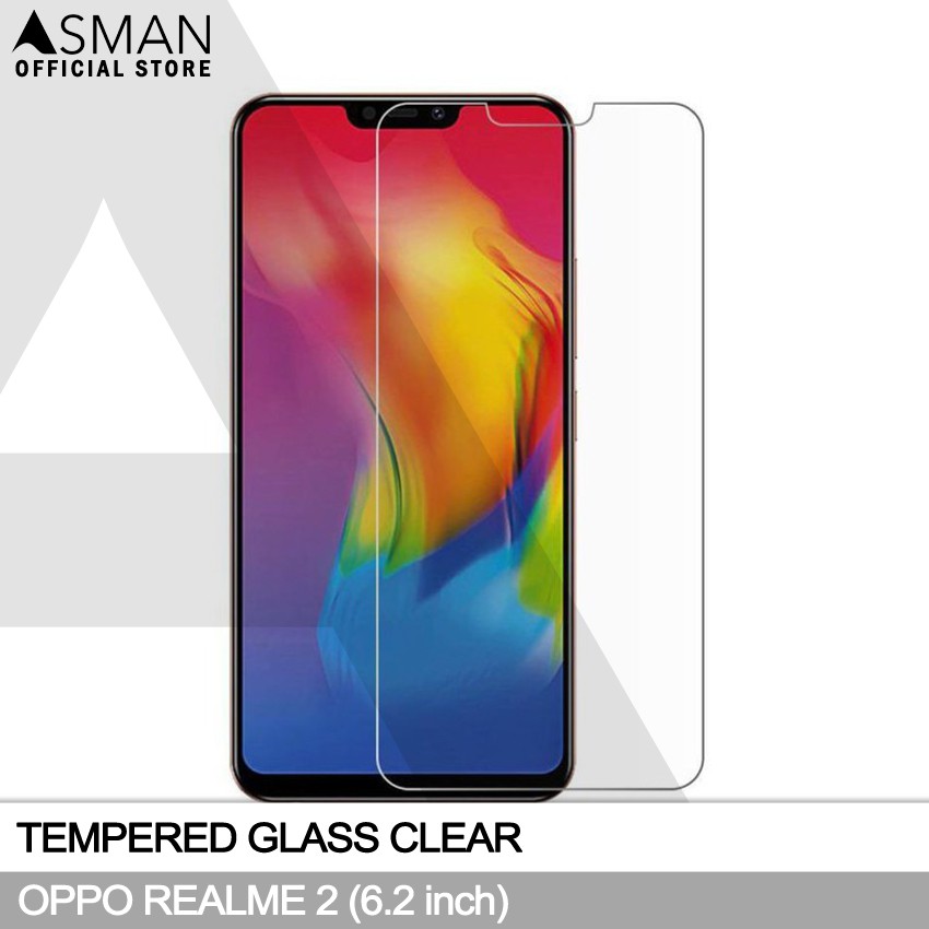 Tempered Glass OPPO Realme 2 (6.2&quot;) | Anti Gores Pelindung Layar Kaca - Bening