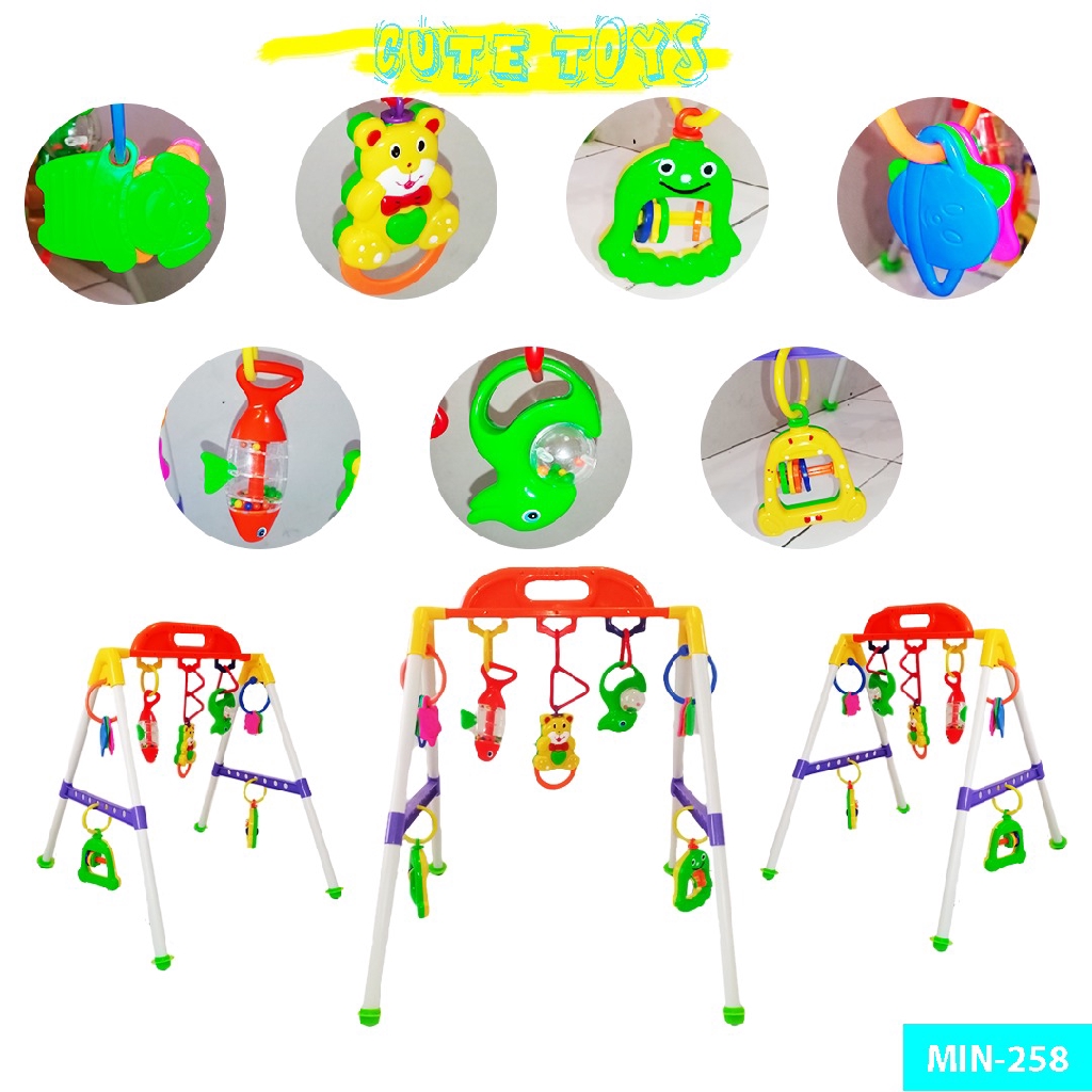 Baby Musical Play Gym / Musik Mainan Rattle Bayi Anak Play Gym