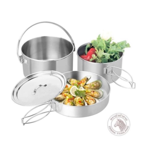 CAMPING SET 4pcs 184210 ZEBRA / CAMPING SET ZEBRA / PANCI CAMPING