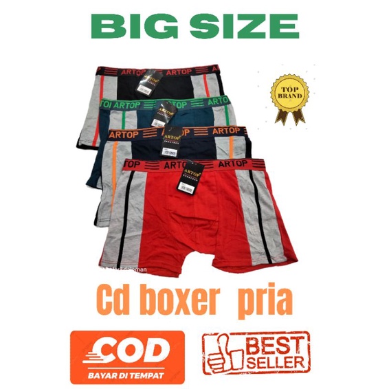 CD boxer pria | Big size | muat bb 80-90|