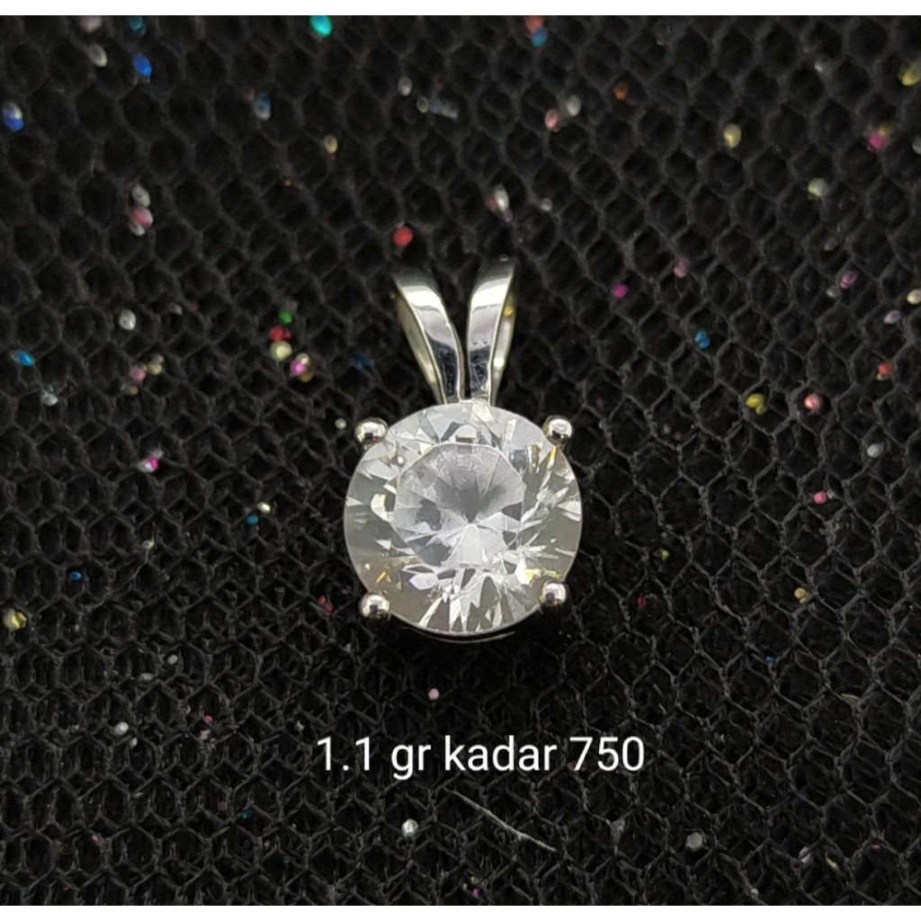 New Liontin Emas 17K - 1.1 gr Kadar 750 - LBS100000016