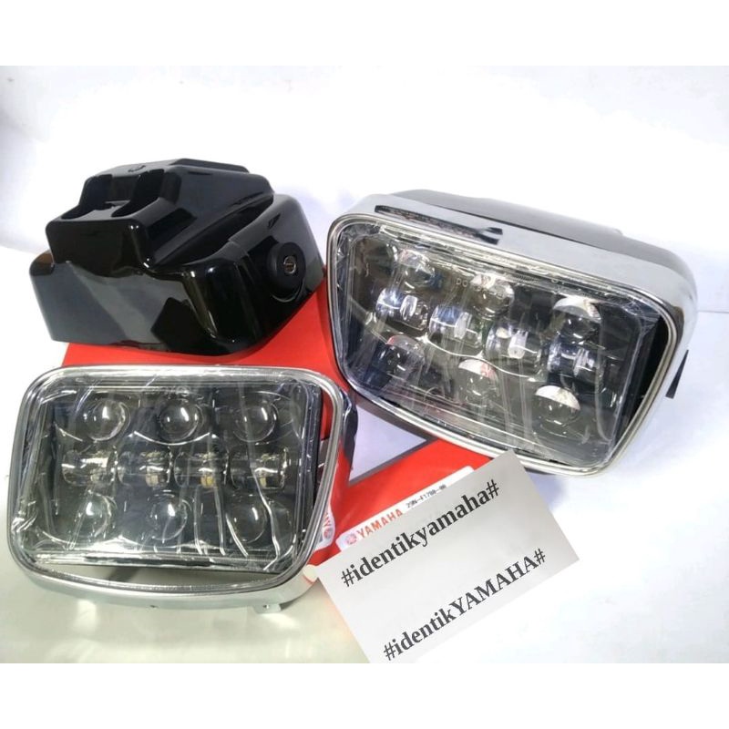 Lampu depan oval rx king lampu LED daymaker oval headlamp oval rx king daymaker