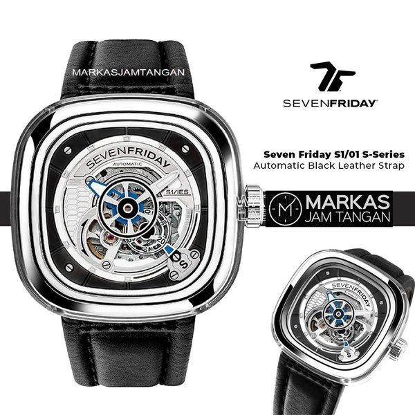 Jam Tangan Pria Seven Friday S1-01 S1/01 NFC Active Automatic Leather Watch